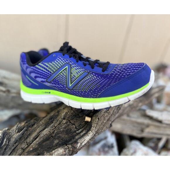 New Balance Womens Size 9.5 Purple Neon Green Cushioning Shoes‎ Sneakers W575BL1 - Picture 6 of 9